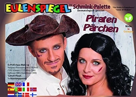 Eulenspiegel Pirat Schmink-Palette