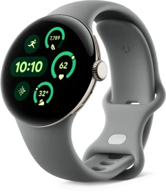 Google Pixel Watch 3 (LTE) 41mm Champagne Gold mit Sportarmband Hazel