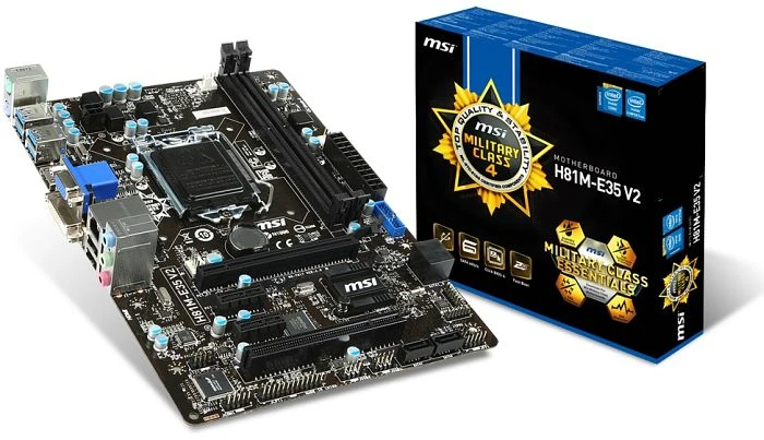 MSI H81M-E35 V2 (Intel 1150)