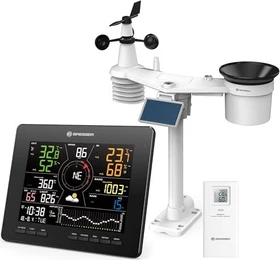 Bresser 4CAST MD 7in1 Solar Funktemperaturstation schwarz, digital