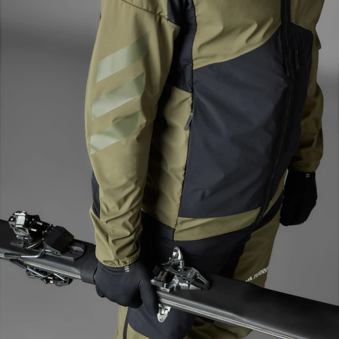 adidas Terrex Techrock Funktionsjacke olive strata/black (Herren)