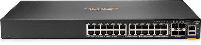 HPE Aruba CX 6300 Series 6300F Rackmount Gigabit Managed Switch, 24x RJ-45, 4x SFP56