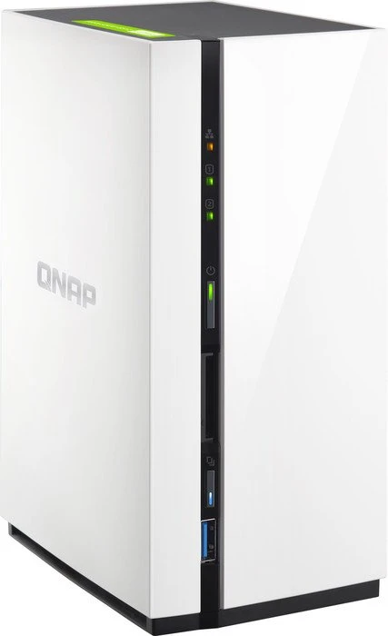 QNAP Turbo Station TS-228, 1GB RAM, 1x RJ-45 1000Base-T, 1x USB-A 3.0