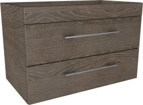 Lanzet K5 Waschtischunterschrank 87.9x50.3x57.5cm, Eiche Maron