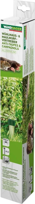 Windhager Aluminium Wühlmaus-/Maulwurfvertreiber