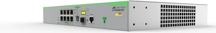 Allied Telesis CentreCOM FS980M Desktop Managed Switch, 8x RJ-45, 1x RJ-45/SFP, 150W PoE+