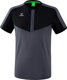 Erima Squad Funktionsshirt kurzarm black/slate grey (Herren)