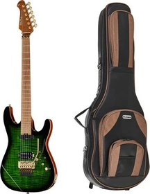 Harley Benton MAX Fusion Signature Emerald Flame