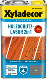Xyladecor Holzschutz-Lasur grau, 2.5l