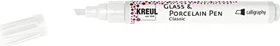 Kreul Glass & Porcelain Pen Classic calligraphy weiß