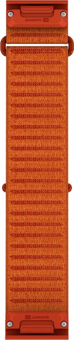 Garmin ComfortFit Quickfit Nylon Armband 26mm kurz autumn orange