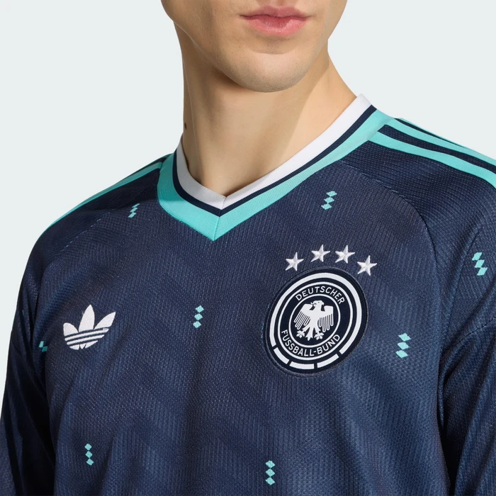 adidas FIFA WM 2026 Deutschland Auswärtstrikot langarm collegiate navy (Herren)