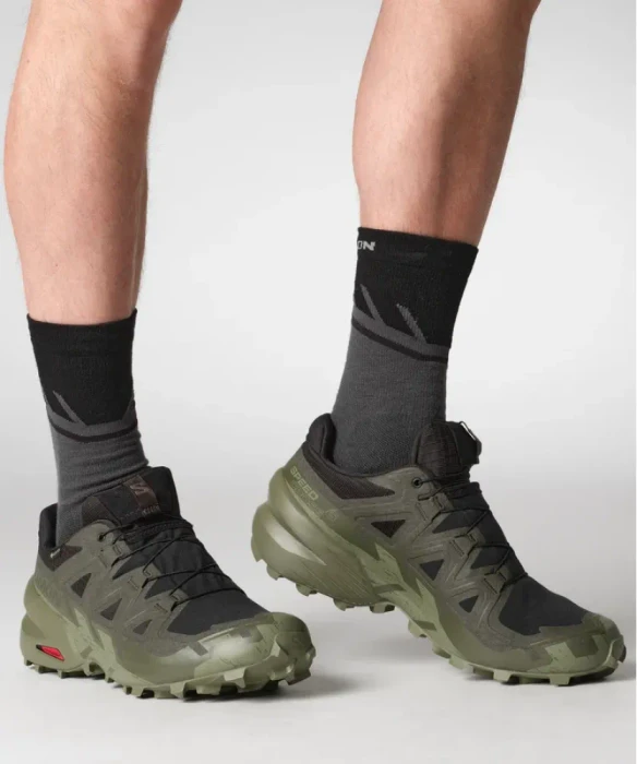 Salomon Speedcross 6 GTX black/peat/deep lichen green (Herren)