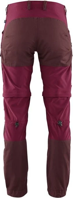 Fjällräven Keb Gaiter Zip-Off Hose lang dark garnet/plum (Damen)
