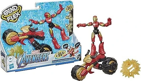 Hasbro Marvel Bend and Flex - Rider Iron Man