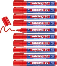 edding 30 Pigmentmarker rot, 10er-Pack