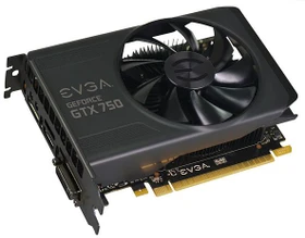 EVGA GeForce GTX 750, 1GB GDDR5, DVI, HDMI, DP