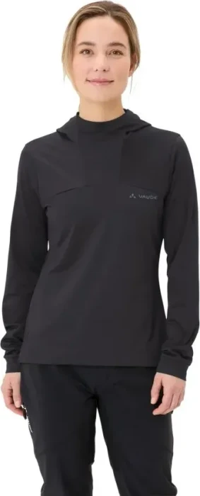 Vaude Qimsa Hoody Trikot langarm schwarz (Damen)