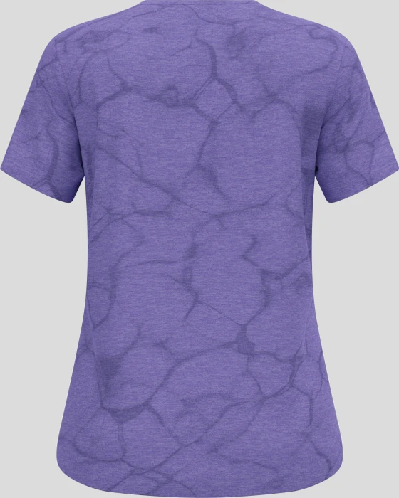 Odlo Zeroweight Engineered Chill-Tec Laufshirt kurzarm afterparty melange (Damen)