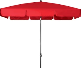 Doppler Sunline 185 Manual Waterproof Mittelmastschirm 188x115cm rot