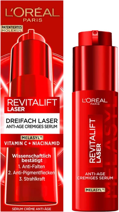 L'Oréal Revitalift Laser Melasy + Vitamin C + Niacinamid Anti-Age Serum, 50ml