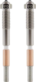 QIDI Bimetal Düsen Set Druckdüse, 0.6mm, 2er-Pack