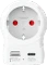 Skross Europe to USA USB AC20PD, 1x USB-A, 1x USB-C Vorschaubild