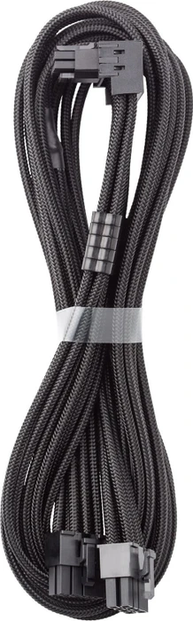 CableMod C-Series Pro, 12VHPWR Kabel, Corsair Type 4, 2x 8-Pin PCIe Stecker auf 16-Pin PCIe 5.0 12VHPWR Stecker, Adapterkabel, 90°, Variante A, schwarz, 60cm