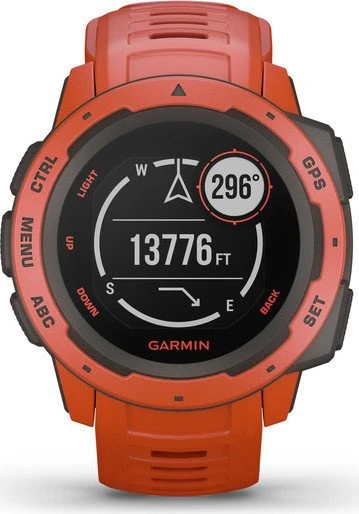 Garmin Instinct red/slate grey
