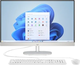 HP All-in-One 27-cr0471ng, weiß, Ryzen 7 7730U, 16GB RAM, 512GB SSD (CH8S7EA#ABD)