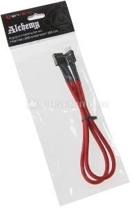BitFenix Alchemy interne USB-Verlängerung, 0.3m, sleeved rot