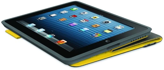 Logitech FabricSkin Keyboard Folio für iPad 2/iPad 3/iPad 4, gelb/grau, DE