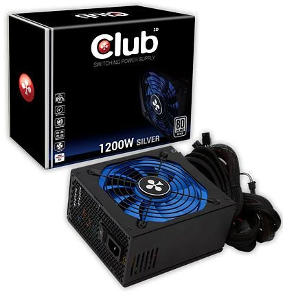 Club 3D 1200W, ATX 2.3