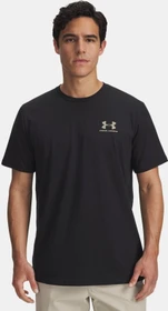 Under Armour Sportstyle Left Chest Funktionsshirt kurzarm black/city khaki (Herren)