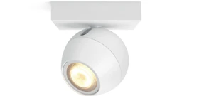 Philips Hue White Ambiance Buckram Erweiterung 1-flammig weiß