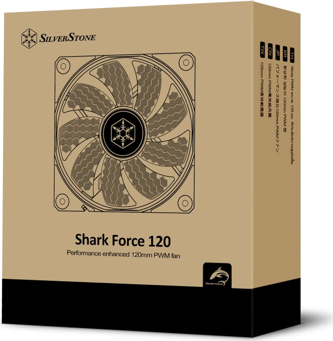 SilverStone Shark Force 120, schwarz, 120mm