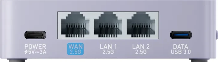 GL.iNet Desktop 2.5G Gateway, 3x RJ-45