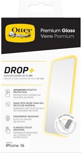 Otterbox Premium Glass für Apple iPhone 16
