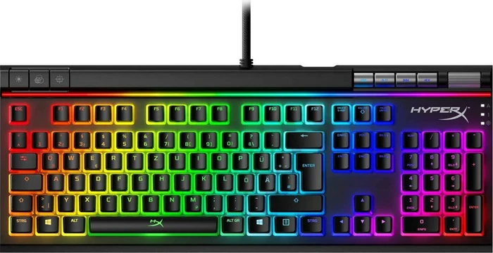 HP HyperX Pudding Keycaps, Kunststoff (ABS), schwarz, 105 Tasten, ISO-DE