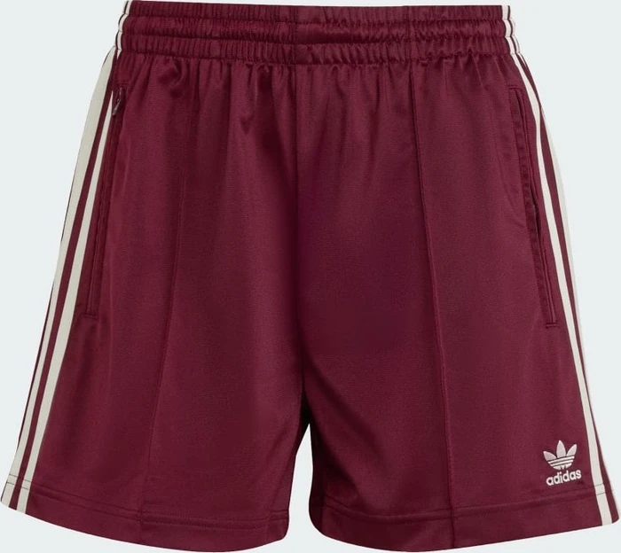 adidas Firebird Shorts maroon/cream white (Damen)