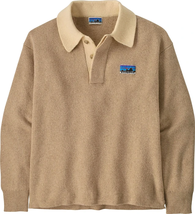 Patagonia Recycled Wool Blend Rugby Pullover seabird grey