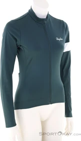 Rapha Core Thermal Trikot langarm forest green/white (Damen)
