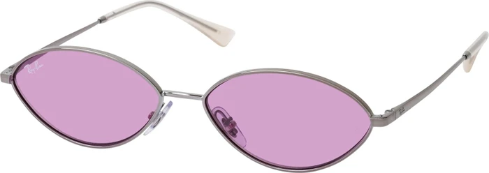 Ray-Ban RB3757 Kai Bio-Based polished gunmetal/dark violet