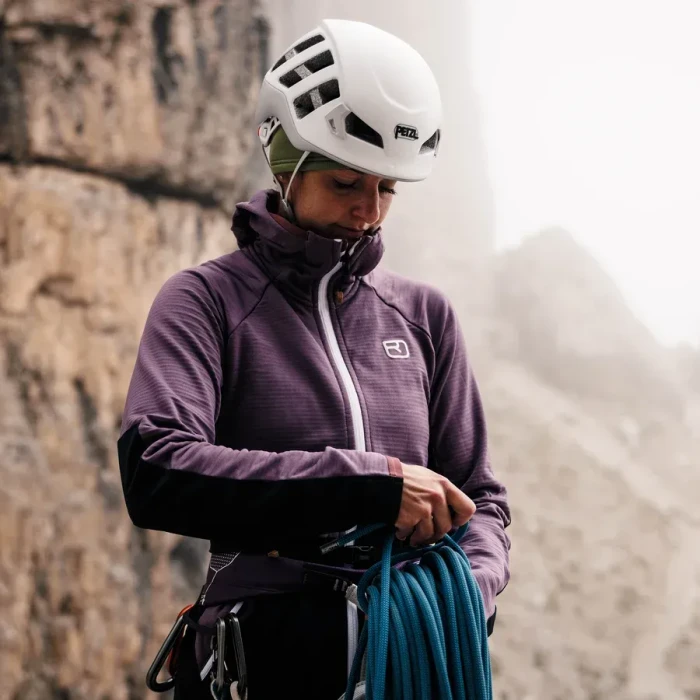 Ortovox Fleece Rib Hoody Funktionsjacke wild berry (Damen)