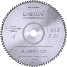 Metabo Aluminium Cut Professional Kreissägeblatt 84Z, 305x2.2x30mm, 1 Stück