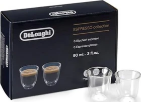 DeLonghi Espresso doppelwandige Thermoglas, 6 Stück