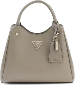 Guess Meridian Logo Handtasche dark taupe
