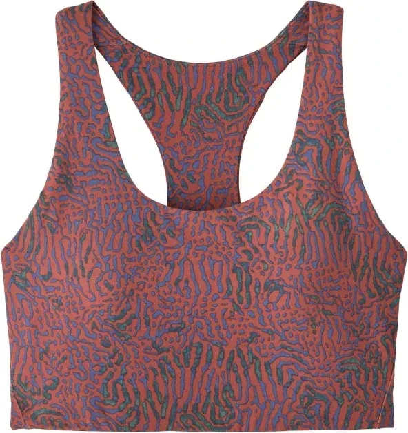 Patagonia Maipo Mid-Impact Sport-BH sea run: potters red (Damen)