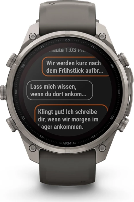 Garmin Fenix 9 Pro Solar inReach 47mm titanium/graphite-black