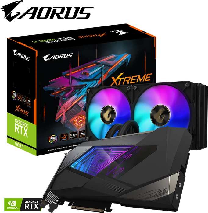 GIGABYTE AORUS GeForce RTX 3080 Ti Xtreme Waterforce 12G, 12GB GDDR6X, 3x HDMI, 3x DP